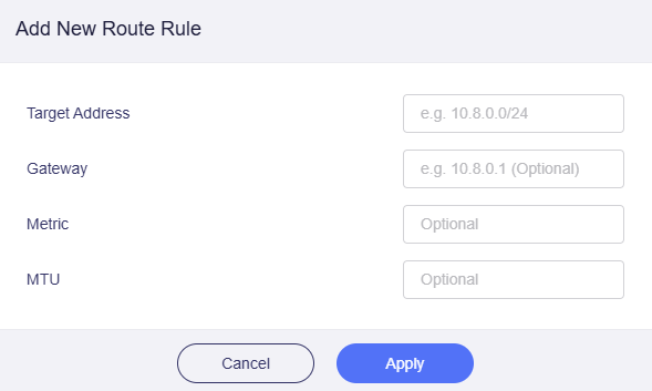 add route rule 2
