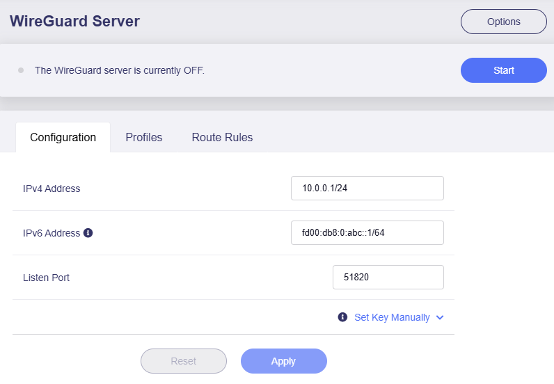 check configuration