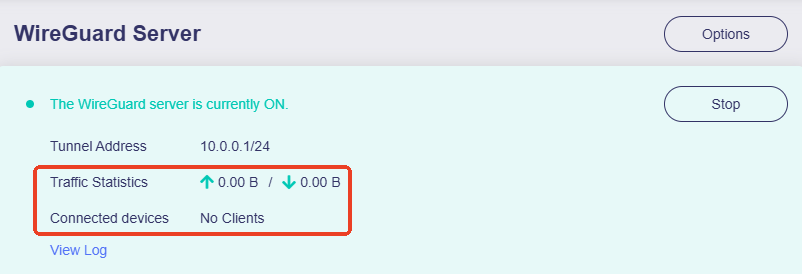 wireguard server no client