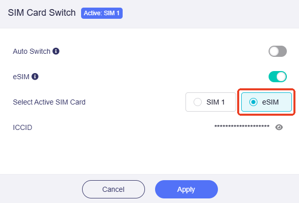 active sim card