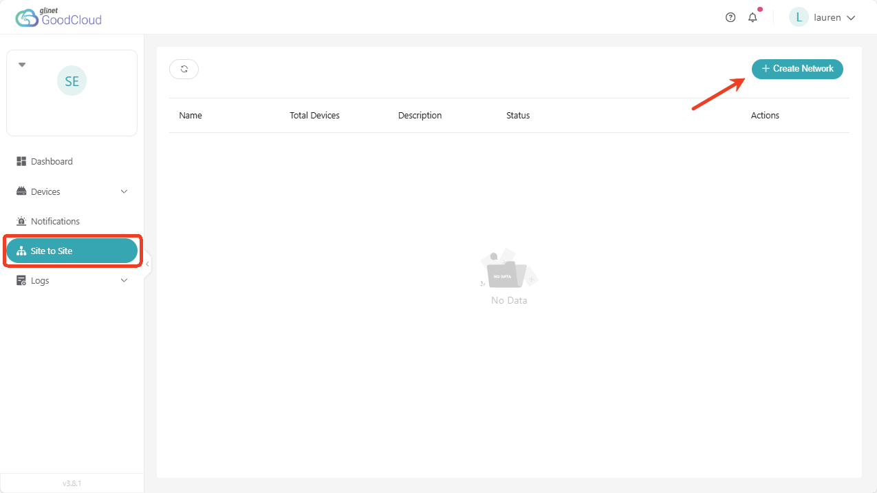 create network