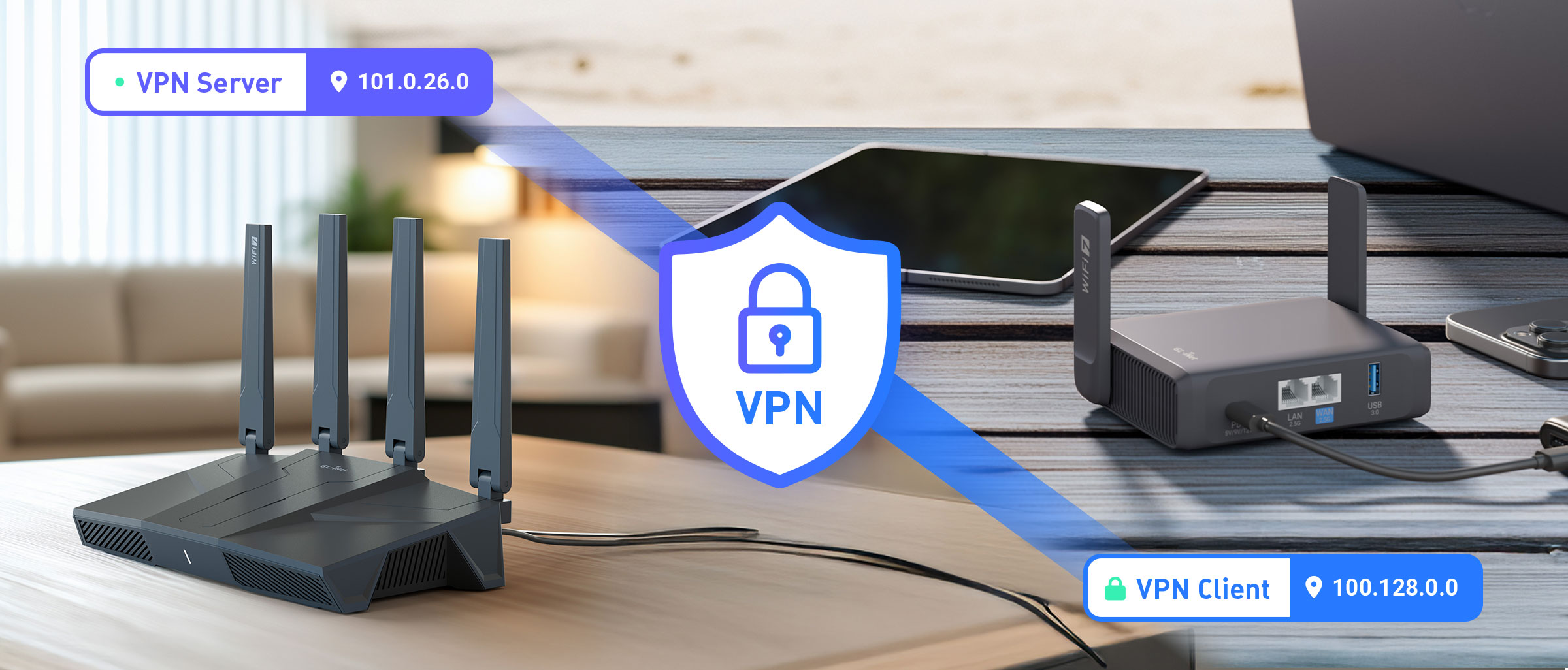 VPN Setup: Flint 3 and Slate 7 Configuration