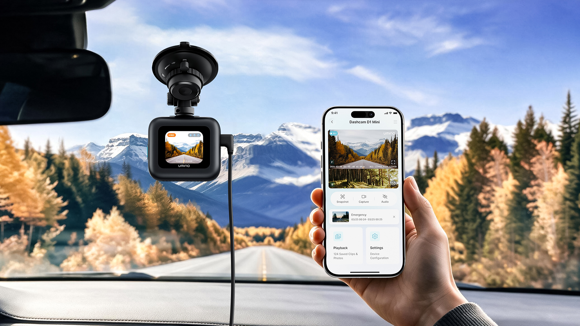 Umino Travel Dashcam D1 Mini and D1 Pro