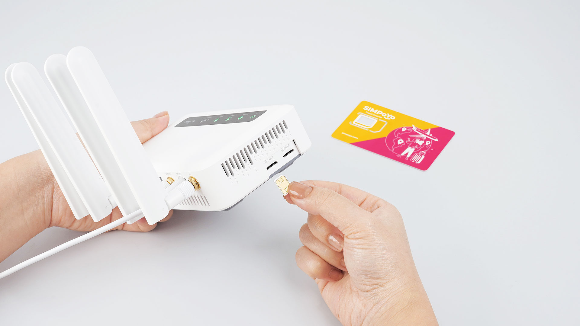 SIMPoYo SIM Card Insert & Visit