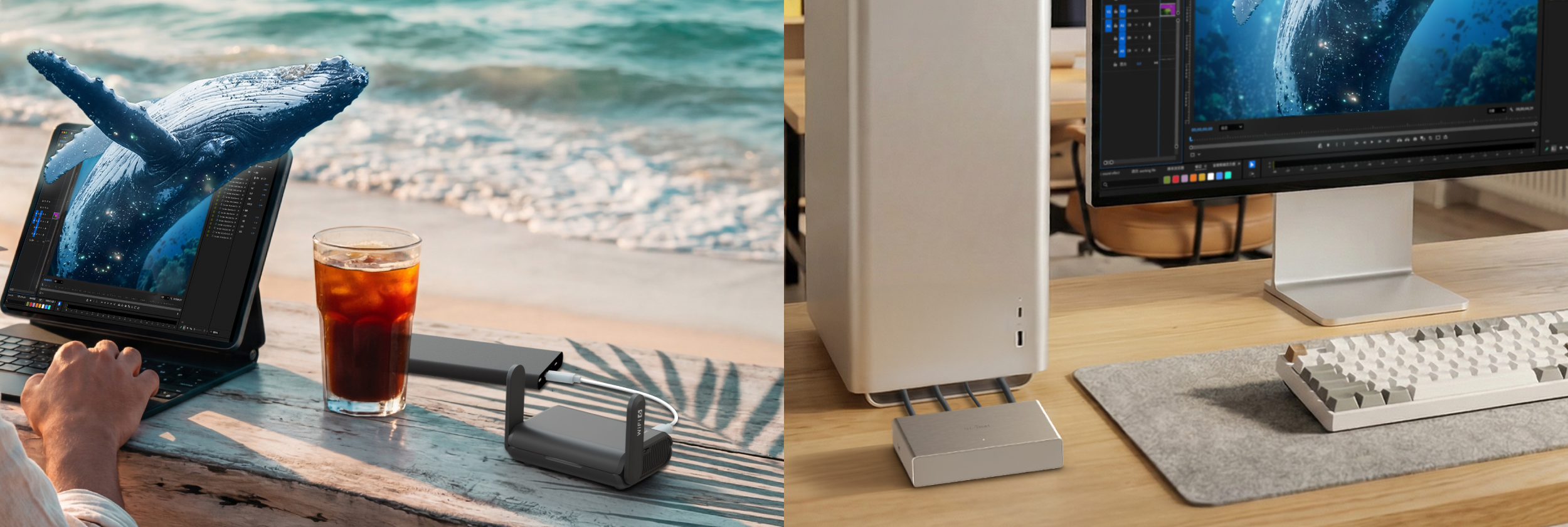 Slate AX (GL-AXT1800), Comet PoE (GL-RM1PE) et Fingerbot pour l'accès distant chiffré au bureau en voyage d'affaires