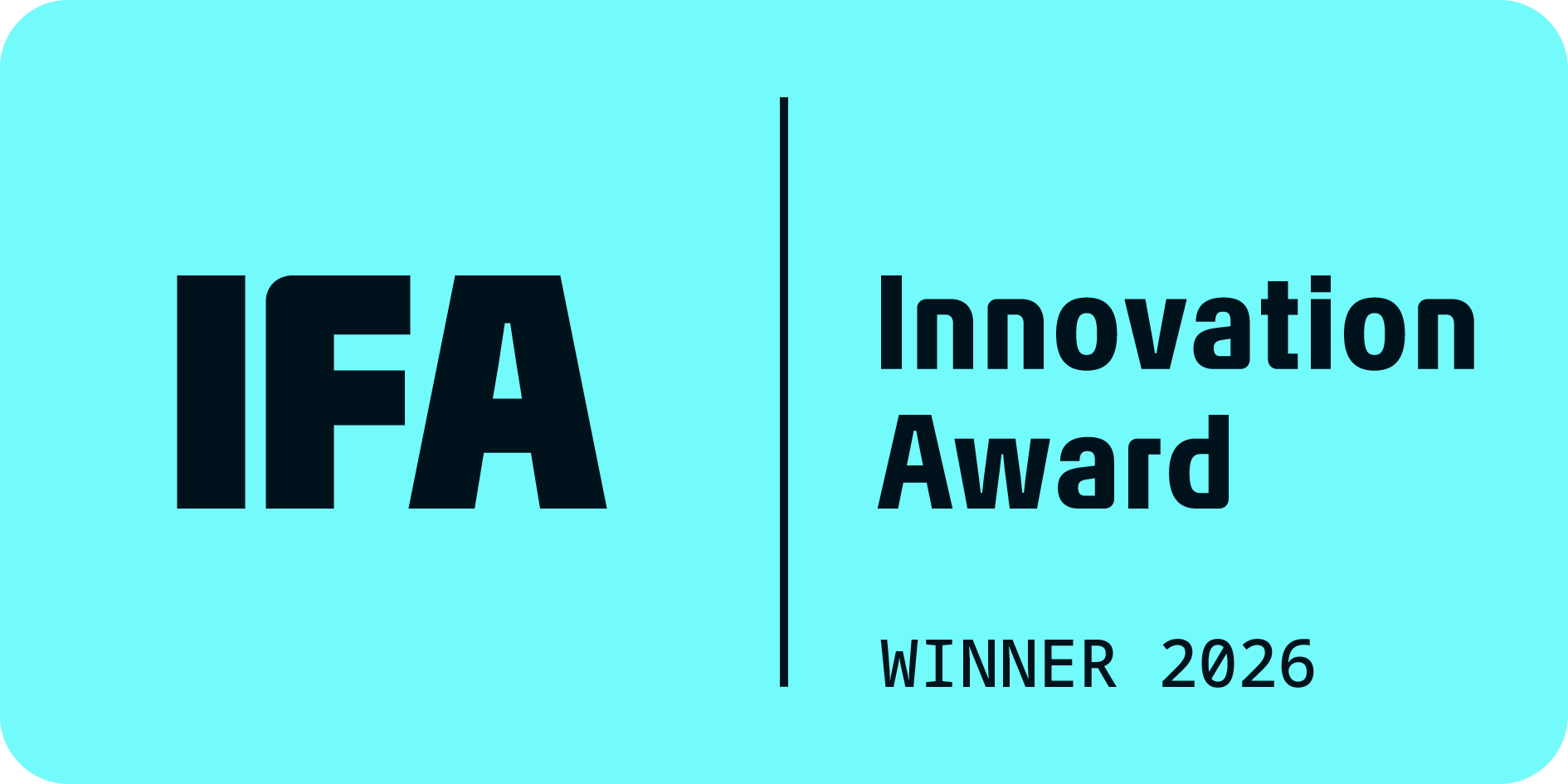 Winnaar van de IFA Innovation Award 2026