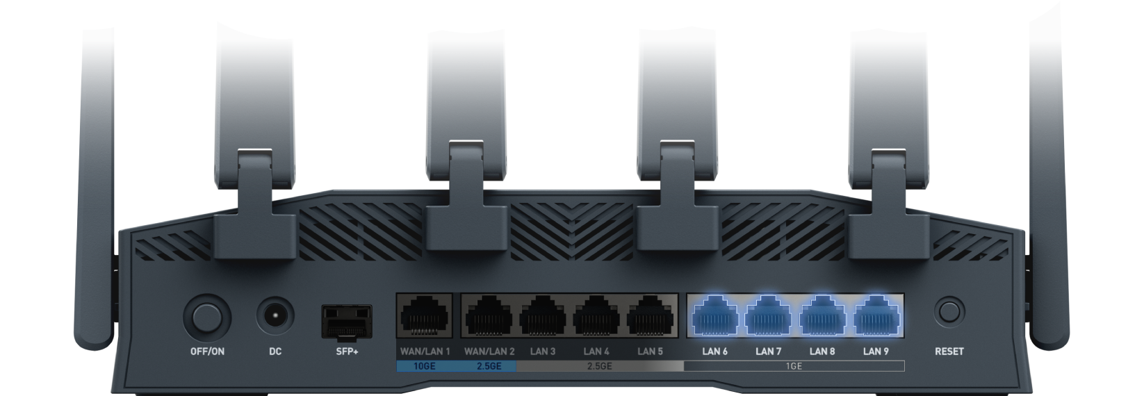 4 x 1GE LAN