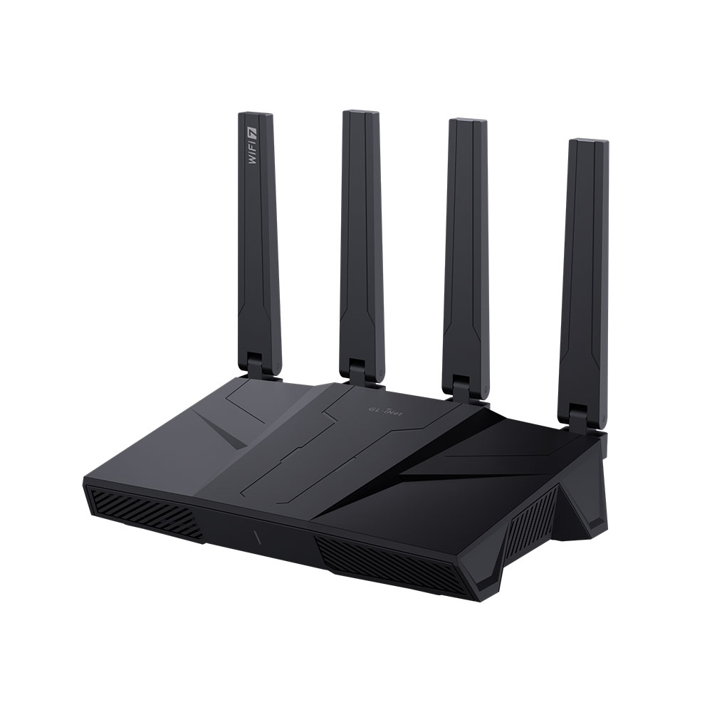 Routeur WiFi 7 GL.iNet Flint 3 (BE9300) - Triple Bande, 5 Ports 2.5G, Couverture étendue, VPN Rapide