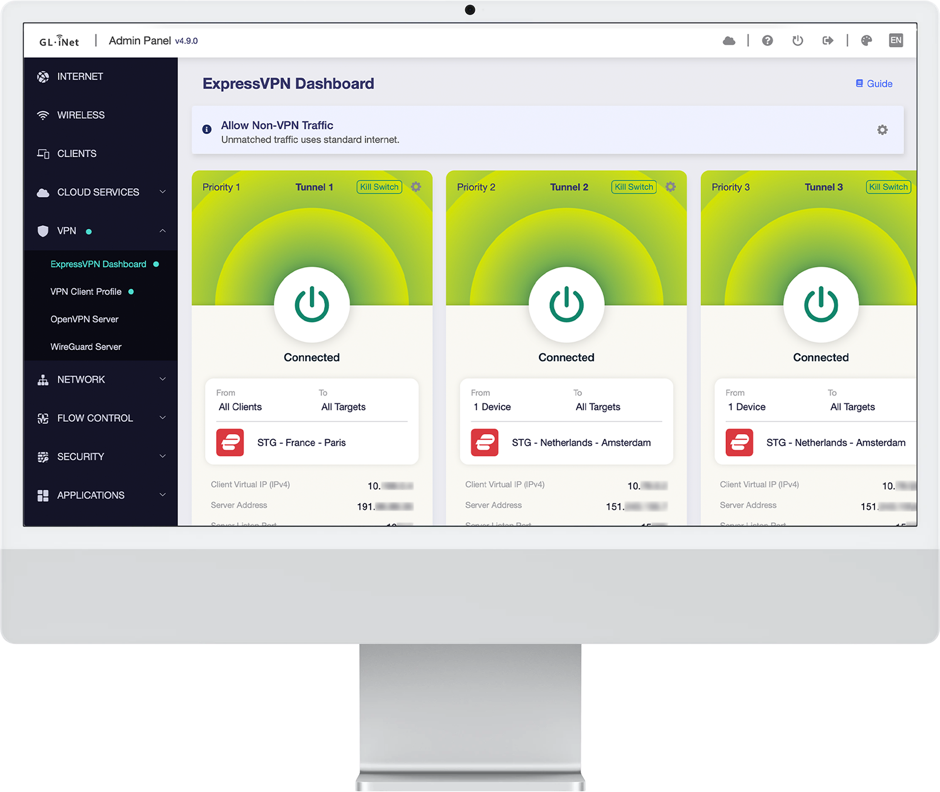 Router-Level Management