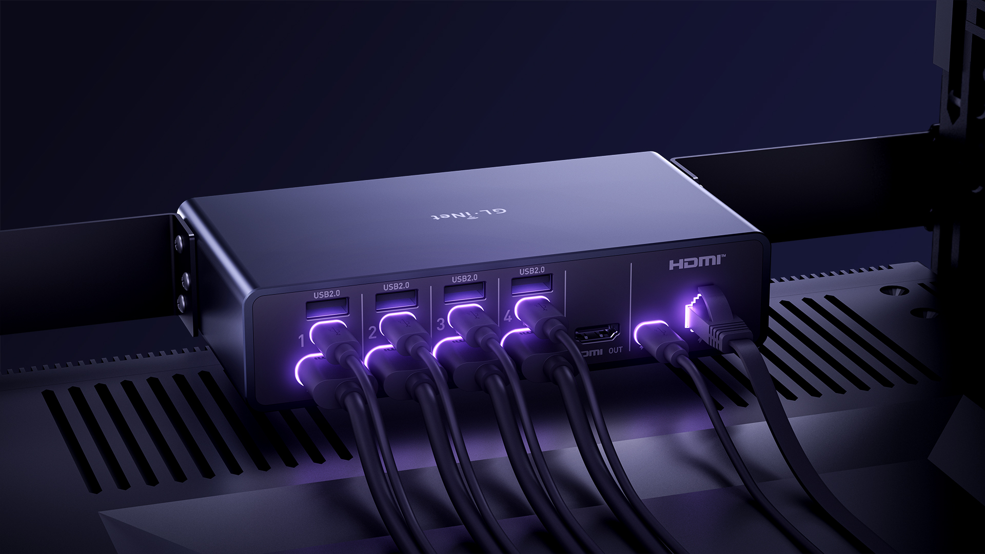 PoE-powered rack installation for Comet X