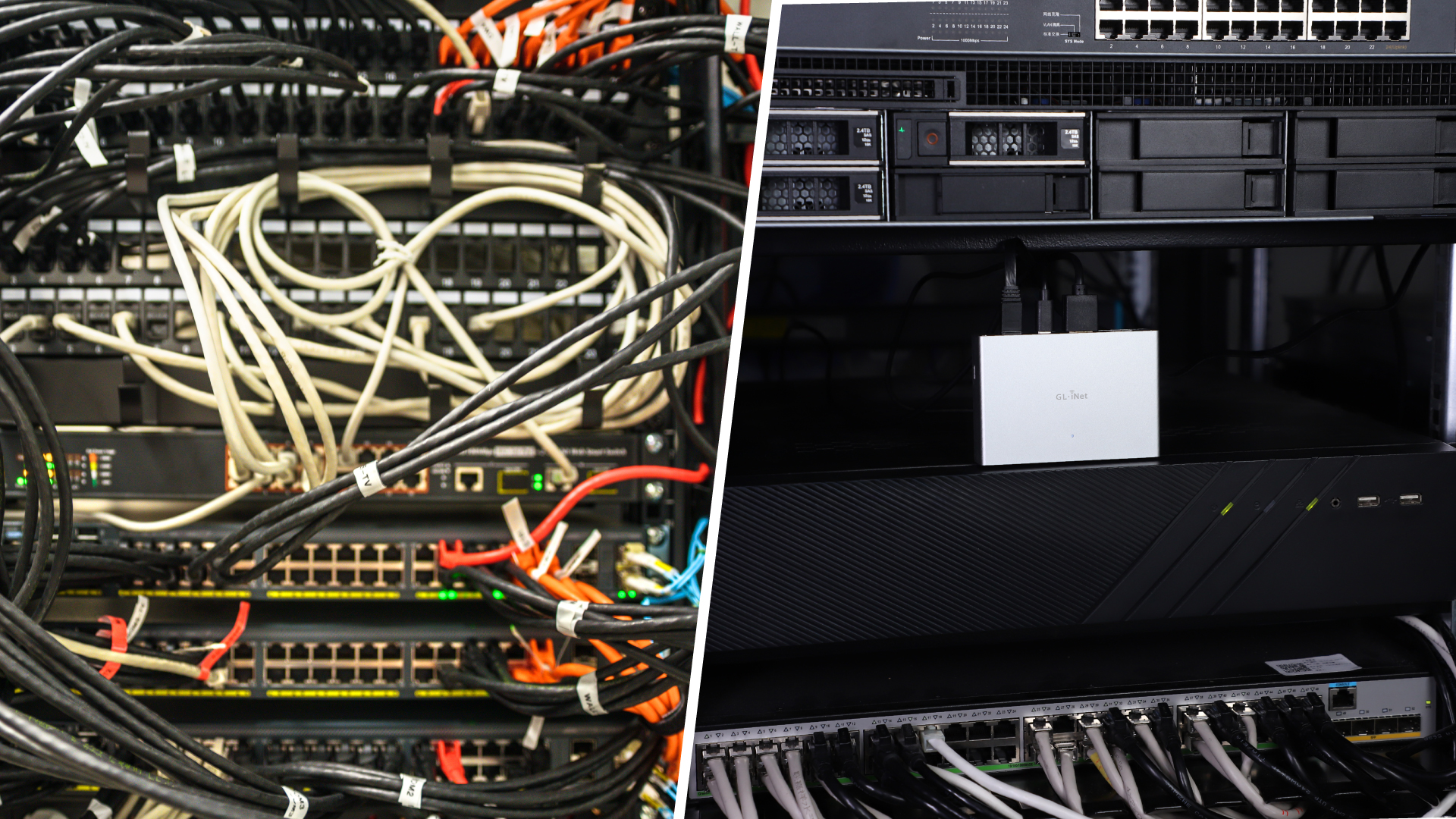 Single cable for power and network